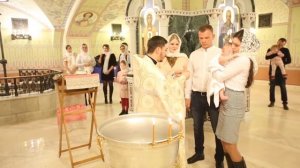 Таинство Крещения девочки фото видео 1 час Морской Никольский собор