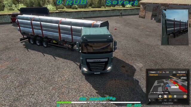 ? EURO TRUCK SIMULATOR 2 Multiplayer (и одиночка и Карта «Eldorado) или Московская область смотреть онлайн