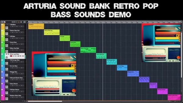 Arturia Retro Pop Bass Sounds Only Sound Bank Demo