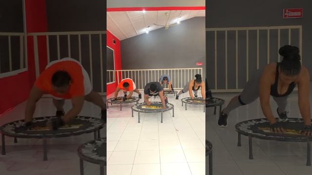 super trampoline upper body workout with T.L.Oracle .best core workout смотреть онлайн