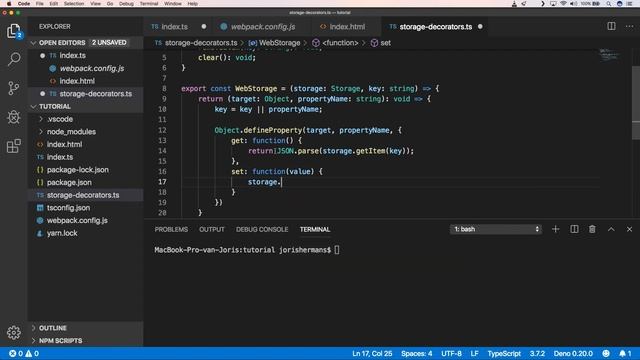 typescript decorators a practical example смотреть онлайн