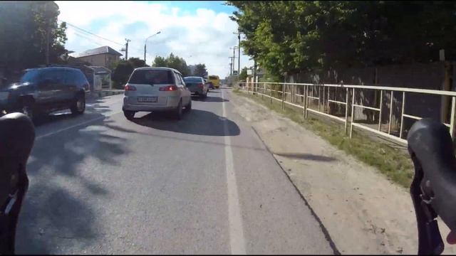 СУККО-АНАПА-СУККО на велосипеде по шоссе.