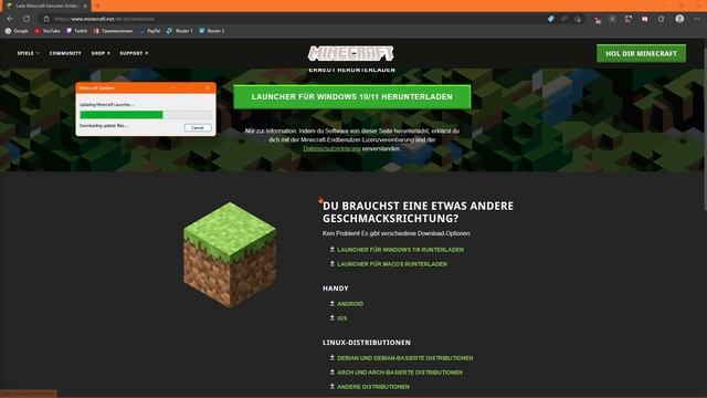 Minecraft Java Edition - Windows 7/8 Launcher смотреть онлайн