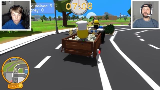 2 PLAYERS WORKING WITH A TRACTORS ON THE FARM in WOBBLY LIFE!!! (FARMERS OUTFIT UNLOCKED) смотреть онлайн