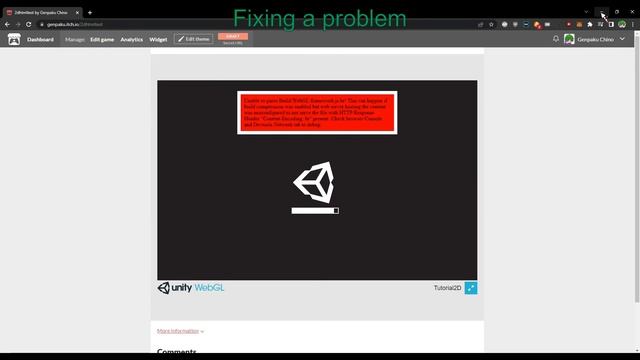 Quick Tutorial[Building Unity 2D project to WebGL] смотреть онлайн