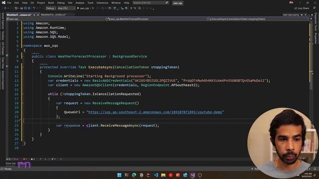 AWS SQS (Simple Queue Service) - Getting Started and Integrating with .NET Apps | .NET ON AWS смотреть онлайн