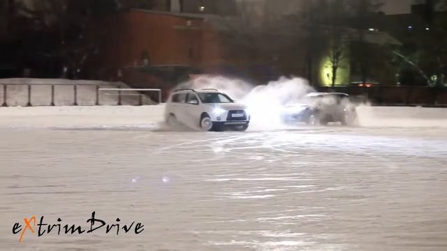 Танец автомобилей Зимний вальс смотреть онлайн