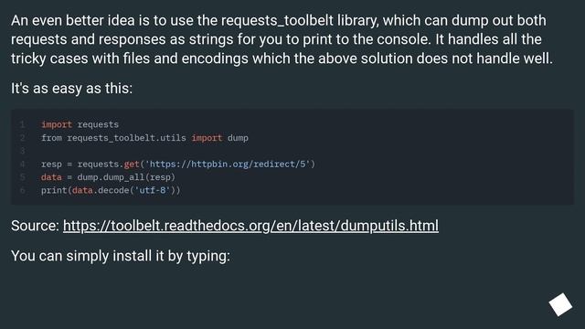 Python requests - print entire http request (raw)? смотреть онлайн