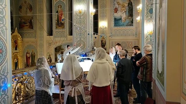 Стихиры "на хвалитех" праздника, глас 4-й. Регент Екатерина Артюхова. смотреть онлайн