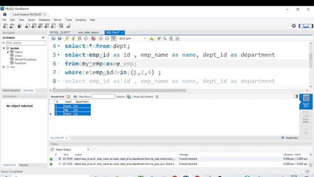 What is Alias and How to use it in MySQL Workbench 8.0.30 смотреть онлайн