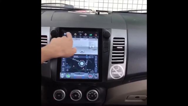 NaviHua Tesla style vertical screen car dvd player Multimedia Stereo car radio смотреть онлайн