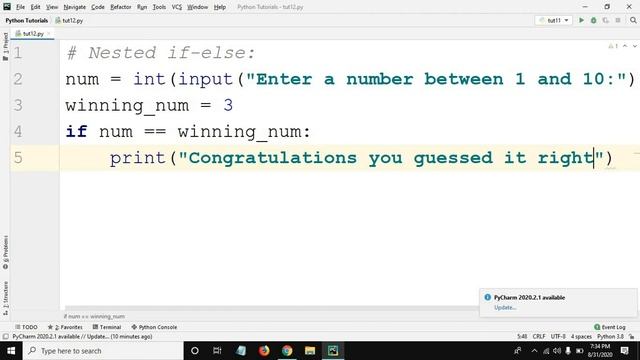 Nested If Else in Python #11 | Python Tutorials for Absolute Beginners смотреть онлайн