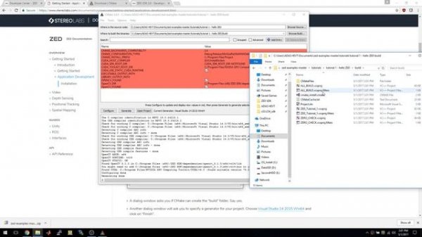 How to Use ZED SDK with Visual Studio