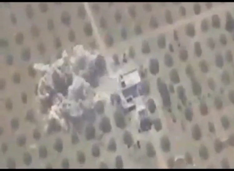 Результаты точечного удара по отряду террористов в провинции ЛАТАКИЯ смотреть онлайн