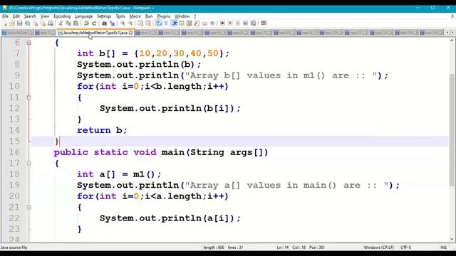 Java Array as Method Return type || Java Methods || Java Arrays || Java Method Return type || #443 смотреть онлайн