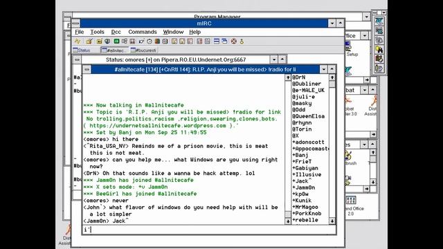 Using 16bit mIRC in 2023 (feat. Windows 3.11 & Trumpet Winsock TCP/IP stack) смотреть онлайн