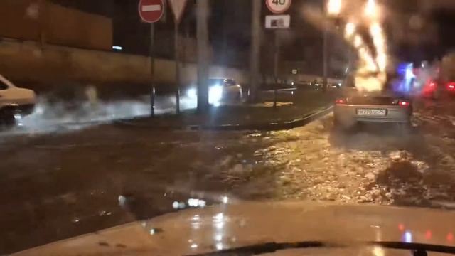 Потоп в Краснодаре на Уральской 14 января 2019 смотреть онлайн