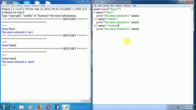 Python Tutorial for Beginners 11 Python elif and nested if Statements (English) Anna University смотреть онлайн