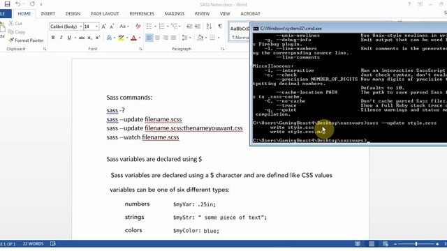Week 6 - SASS Variables смотреть онлайн
