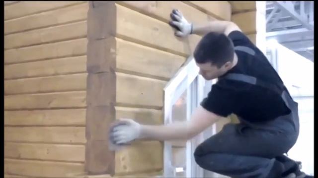 Подготовка к покраске дома из бруса смотреть онлайн