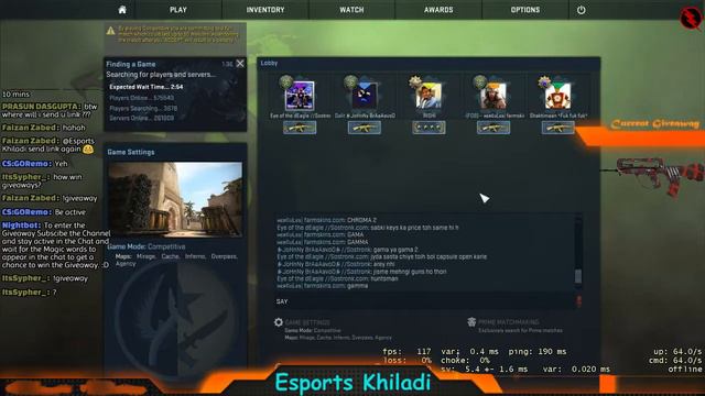 *Giveaways Every Match* CSGO Live Stream | Reserve Duty group 3| Road To 500 Subs смотреть онлайн