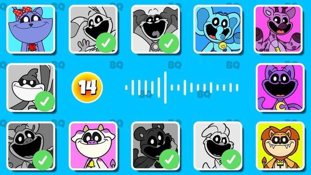CATDAY??? 🐱☀️🔊 Guess the Smiling Critters Voice (Poppy Playtime Сhapter 3 Characters) смотреть онлайн