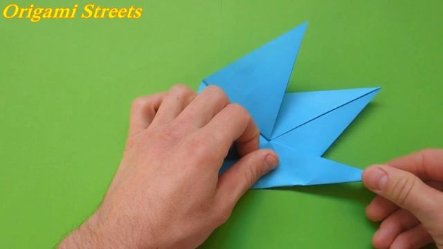 Оригами рыбка. Как сделать рыбку из бумаги. смотреть онлайн