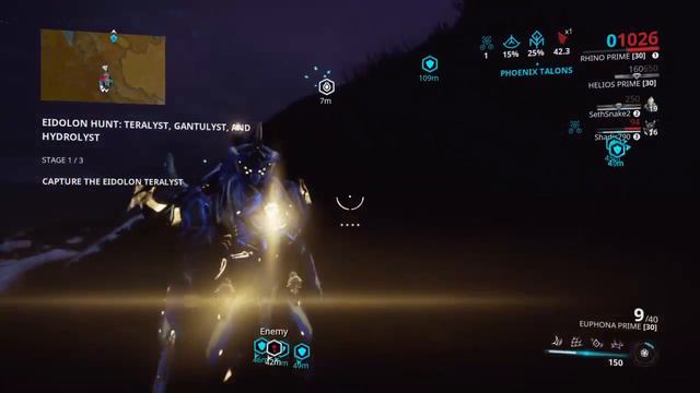 Warframe-Eidolon Hunt for the Trio смотреть онлайн