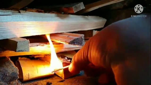 Как растопить мини русскую печь?Растопка мини русской печи? смотреть онлайн