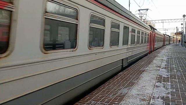 Электропоезд! ЭД4М 0289 с сообщением Москва Ипподром на станции Андроновка смотреть онлайн