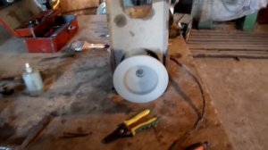 Сверлильный из СССР станок "2м112" (первый запуск)