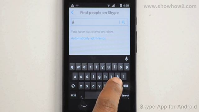 Skype Android App - How To Add People By Searching Skype Name смотреть онлайн