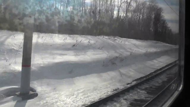 От ст. Можайск до ст. Бородино на ЭД4М-0489 ЦППК смотреть онлайн