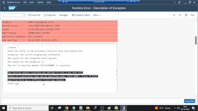C46. Excel file upload to internal table смотреть онлайн