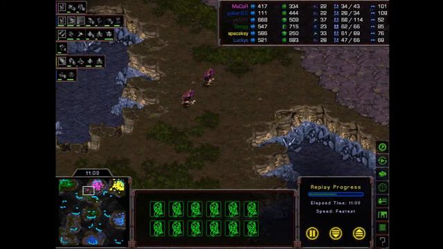 3v3 BGH Starcraft Broodwar TPZ vs ZZP - Replay смотреть онлайн