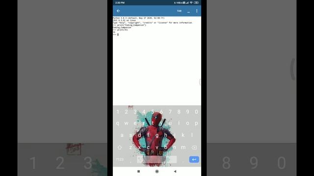 print funtion in python | python coding on android | session 3. смотреть онлайн