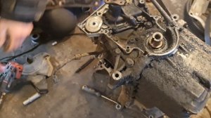 Снятие и дефектовка мотора S6D Kia Spectra (масложор)