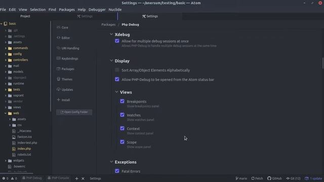 atom + xdebug + ubuntu смотреть онлайн