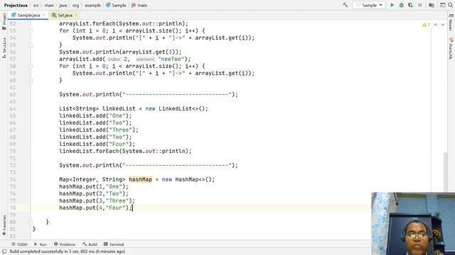 Java Collection Framework ArrayList HashSet Map Comparable Comparator :: Java Tutorial – Part - 22 смотреть онлайн