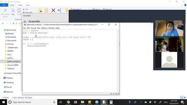 Live online coding classes - Python 1 Lesson #5 смотреть онлайн