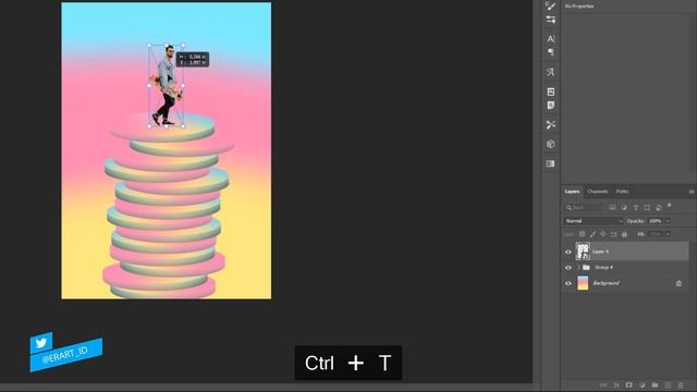 How to Create 3D Circle Gradient Style Magdiel Lopez - Tutorial Photoshop CC 2020 смотреть онлайн