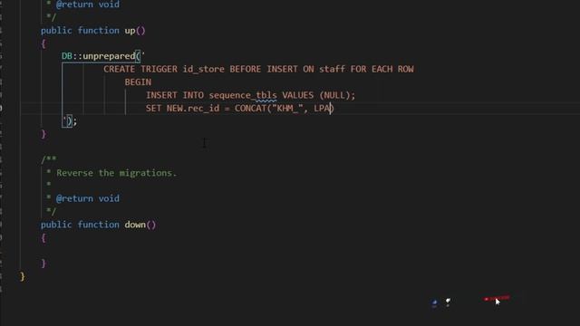 Create trigger with Laravel migration insert | Dashboard V13 смотреть онлайн