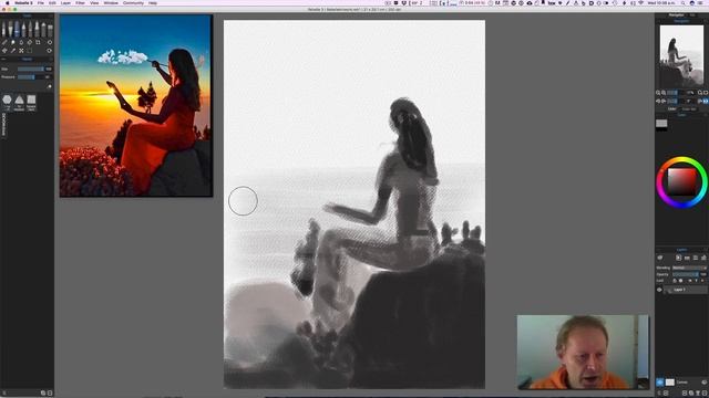 Figure Drawing Tutorial- Value Sketch Part 1 смотреть онлайн