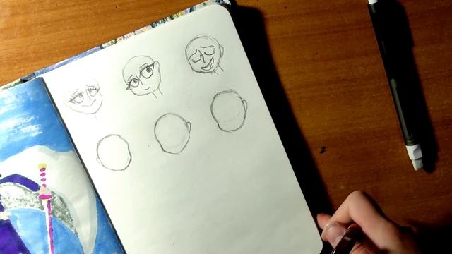 учусь рисовать эмоции (◕ᴗ◕✿) смотреть онлайн