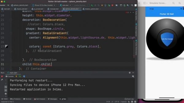 Drawing 3D Objects in Flutter | Flutter Custom Painter | Complex Animation UI Tutorial | Shader Mas