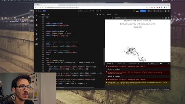 Visualizing a biased random walk in React – #CodeWithSwiz ep35 смотреть онлайн