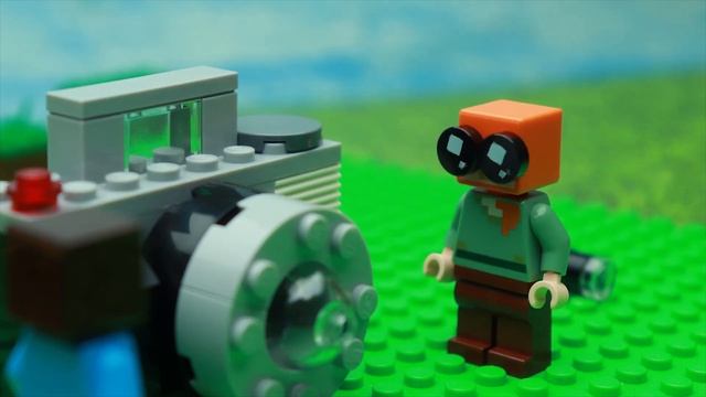 Lego Minecraft Brick Building Camera Stop Motion Animation смотреть онлайн