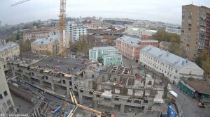 Таймлапс Басманный 5. 13 октября 2016. Камера 1