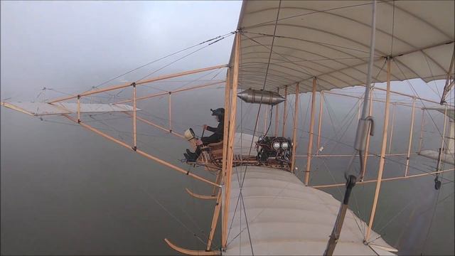 Flying with Henry Farman 3 replica