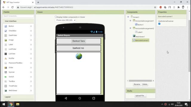Android Programlama | 17. Uygulama | Barkod Okuyucu смотреть онлайн